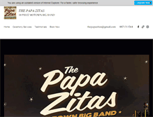 Tablet Screenshot of papazitas.com